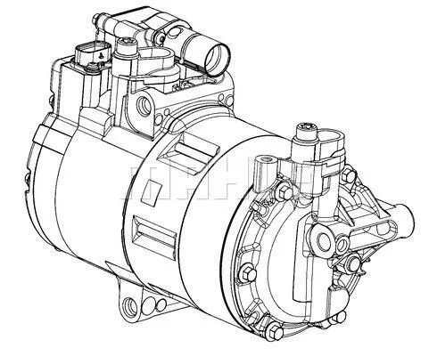 Compressor, airconditioning