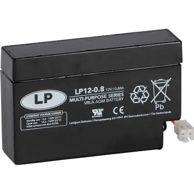 LP Batteries LP Multipurpose AGM accu 12V 0,8Ah - VRLA LP12000,8