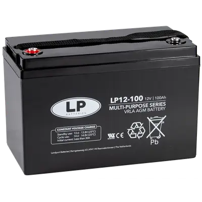 LP Batteries LP Multipurpose AGM accu 12V 105Ah - VRLA LP12100 T11