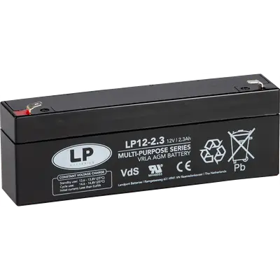 LP Batteries LP Multipurpose AGM accu 12V 2,3Ah - VRLA LP12002,3 T1V