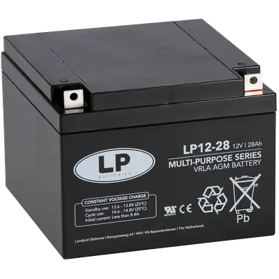 LP Batteries LP Multipurpose AGM accu 12V 28,3Ah - VRLA LP12028 T3