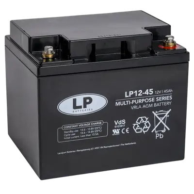 LP Batteries LP Multipurpose AGM accu 12V 42Ah - VRLA LP12045 T6V