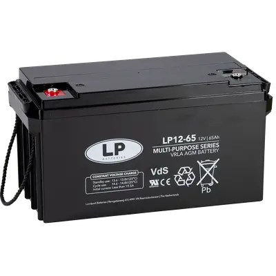 LP Batteries LP Multipurpose AGM accu 12V 68,2Ah - VRLA LP12065 T6V