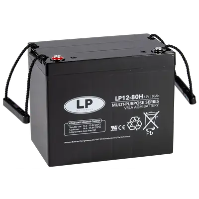 LP Batteries LP Multipurpose AGM accu 12V 81,8Ah - VRLA LP12080H T6